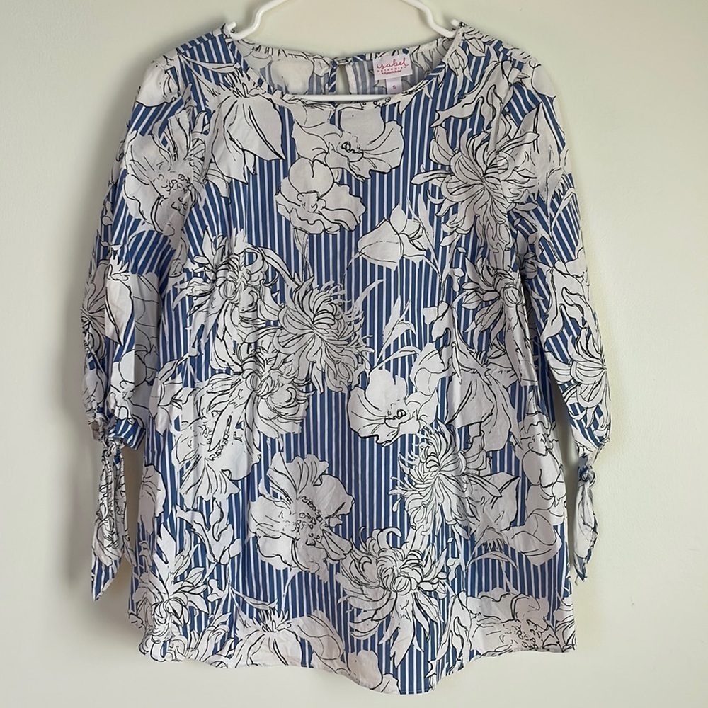 Isabel Maternity floral blouse